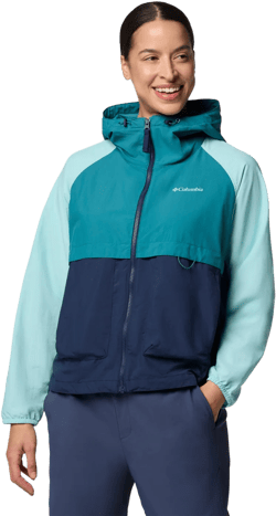 Women's Spire Valley Windbreaker Jacket In Blue