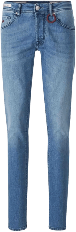 Leonardo Straight Jeans In Denim Dark Blue
