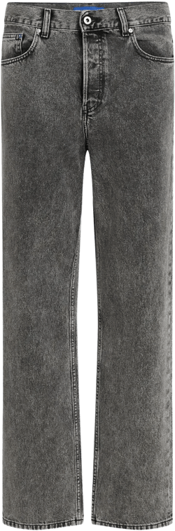 straight-leg jeans