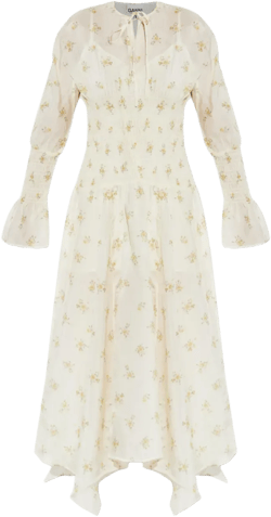 floral-print maxi dress