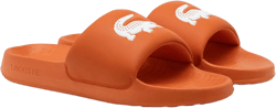 Men's Logo Serve Slides 1.0 In Orange,white