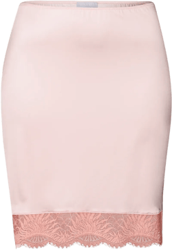 Gale Lace-trim Satin Half Slip In Rosewater