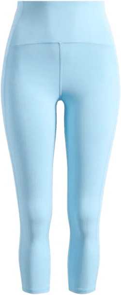 Studio Luxe High Waist Pocket Crop Leggings In Blue Sky