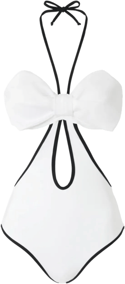 cut-out swimsuit