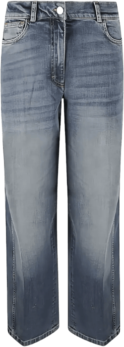 straight-leg jeans