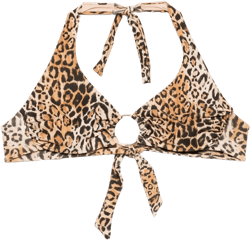 Brussels cheetah bikini top