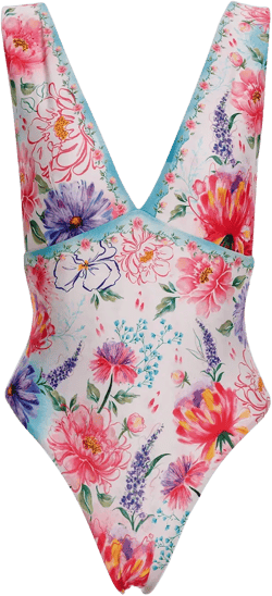 Tulip Chroma One-piece Swimsuit In Multi