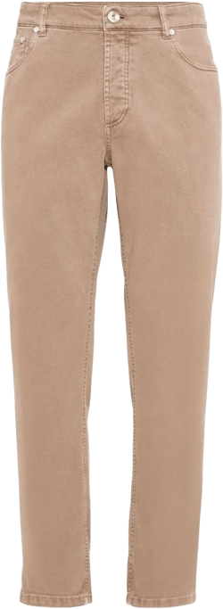 dyed straight-leg jeans