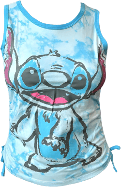 7STAR All-Time Favorite Youth Girls Tank Top – The Big Character Classic Blue Sleeveless Shirt