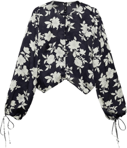 Floral print blouse