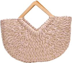 Kehlani Glitter Straw Tote