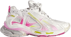 Women's Runner Gradient Sneaker  in White/brown/blue/pink/grey