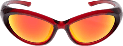 Sporty B Round Af Sunglasses  in White