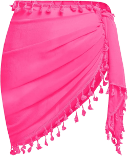 Holipick Sarong Coverups for Women Bathing Suit Wraps Swimsuit Cover Up Skirt Beach Sarongs Swim Wrap Skirt Cover Up Tassels at Amazon Women’s Clothing store