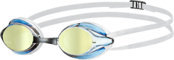 ARENA Versus Mirror Anti-Fog Swim Goggles for Men and Women Red Copper / White