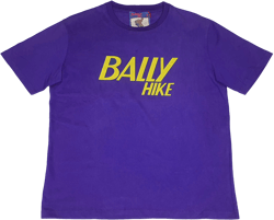 Bally Hike 6238610 Men's Admiral Blue Cotton Logo T-Shirt MSRP $300