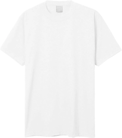 Hat and Beyond Mens Super Max Heavyweight Cotton T Shirt Solid Short Sleeve Tee S-5XL 3X-Large 1ks06_white