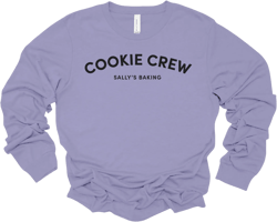 Cookie Crew-Sally's Baking Recipes-Unisex Long Sleeve Shirt