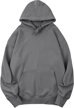 Women Colorful Printed Drop Shoulder Hoodie Teenagers Hooded Sweatshirts Cotton Sports Oversized XX-Large Grey