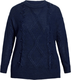 EVANS Women's Plus Size Serendipity Cable Knit Sweater