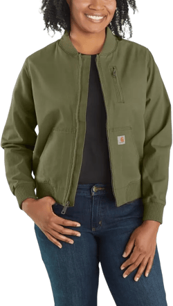 Carhartt Women's Rugged Flex Relaxed Fit Canvas Jacket XX-Large Basil