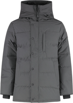 Canada Goose Men's Gray Carson Hooded Short Parka