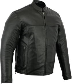 Men’s Black Scooter Leather Jacket
