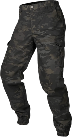 NAVEKULL Men's Camouflage Tactical Pants Waterproof Lightweight Ripstop Outdoor Hiking Tapered Cargo Pants 38 Regular Ucp