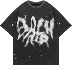 Vamtac Mens Oversized Graphic Tees Y2k Vintage Washed Graffiti Tie Dye Short Sleeve Shirts Streetwear Tops Unisex