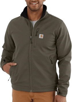 Carhartt Men's Rain Defender Relaxed Fit Jacket XX-Large Tarmac