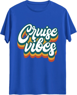 Life is Better on a Cruise Graphic Top Tees Unisex Shirt Cotton Printed Tshirt for Men and Women Small True Royal 2