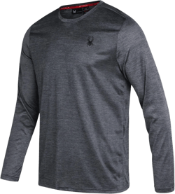 Spyder Men's Active Shirt - Long Sleeve Performance Workout Training Shirt - Lightweight Workout Shirt for Men (S-XL)