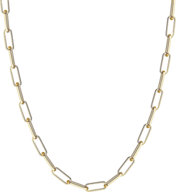Dainty S925 Silver Paperclip Chain Necklaces for Women Paperclip Chain Choker | Trendy Layering Necklace