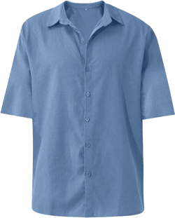 Ymosrh Men Fitness Clothes Spring Summer Men's Casual Cotton Linen Solid Color Short Sleeve Shirts Loose T-Shirts X-Large Light Blue