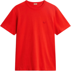 logo-patch organic cotton T-shirt