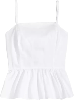 Women's Cotton Tie-Back Peplum Tank, Exclusively at Macy's