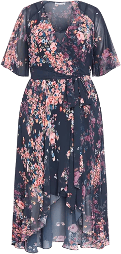 Plus Size Lovers Lane Print Dress