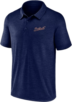 Men's Navy Detroit Tigers Unstoppable Polo Shirt
