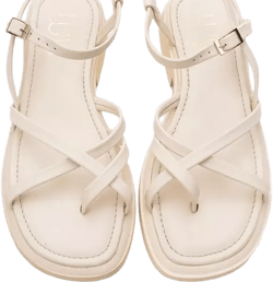 Antas Strappy Leather Flat Sandals (Women)
