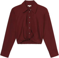 Leo Cropped Cotton Shirt