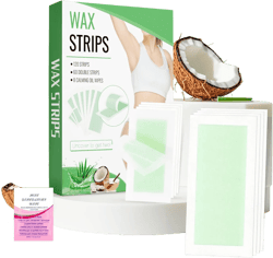 Wax Strips Body Hair Removal 120 Strips 2 Sizes and 8 Oil Wipes Bikini Waxing Strip Dual Sides Brazilian Wax for Women Men Face Arms Legs Underarm Back Waxing Kit Suit Many Skin Aloe Scent