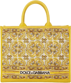 Dolce & Gabbana Printed Canvas Tote