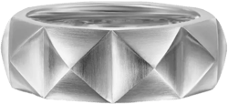 Pyramid band ring (8mm)