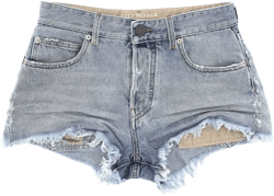 mini denim shorts