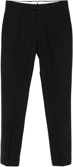 pleat-detail trousers