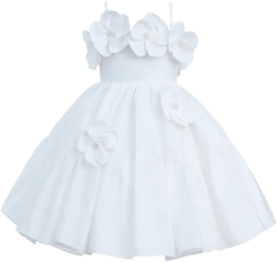 flower-detailing dress