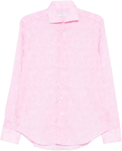floral-print shirt