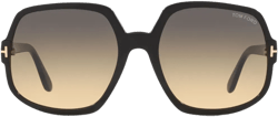 square-frame gradient-lenses sunglasses