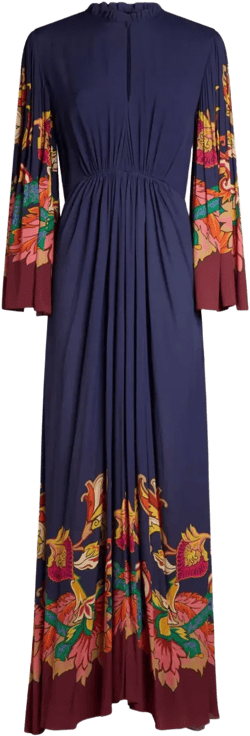 floral-print dress