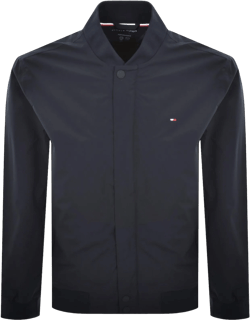 Tommy Hilfiger Men's Blue Tech Bomber Jacket